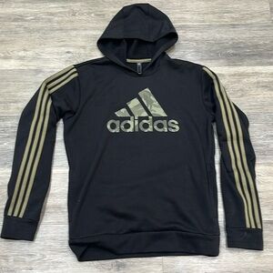 Adidas sweatshirt (w/camo pattern on logo)